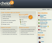 Screenshot von chekk.org